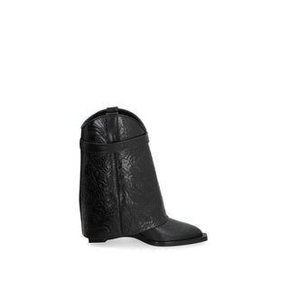 Botines negros de piel de becerro