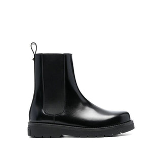 Schwarze Chelsea Boots aus Leder