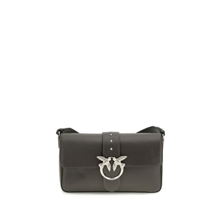 Bicolor Leather Shoulder Bag