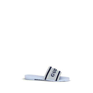 Sandalias azules de algodón