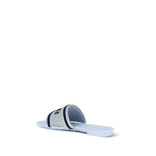 Blue Cotton Sandals