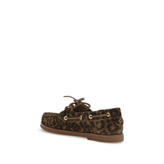Multicolor Calf Leather Bos Taurus Slip-On Loafers