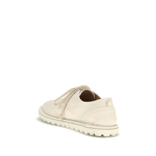 Zapatos Oxford y Derby blancos de algodón
