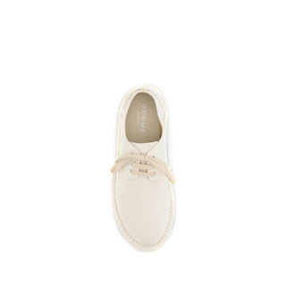 Zapatos Oxford y Derby blancos de algodón