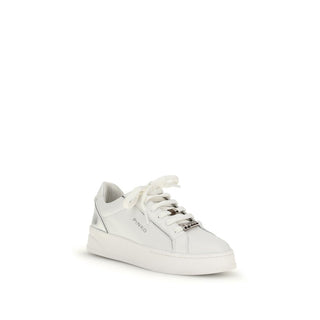 Zapatillas bajas Bos Taurus de cuero de ternero blanco