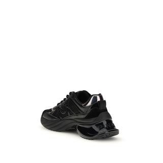 Chunky-Sneaker aus schwarzem Kalbsleder Bos Taurus