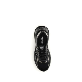 Chunky-Sneaker aus schwarzem Kalbsleder Bos Taurus