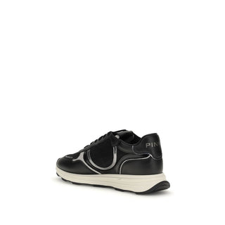Zapatillas deportivas Bos Taurus de cuero de becerro negro