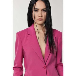 Yellow Polyester Blazer