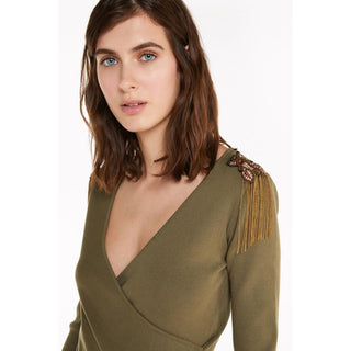 Sudadera verde de viscosa