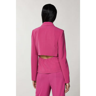 Yellow Polyester Blazer