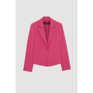 Yellow Polyester Blazer