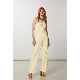 Yellow Acetate Tank Tops