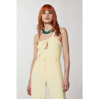 Gelbe Acetat-Tanktops
