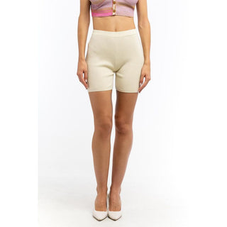Beige Nylon Leggings