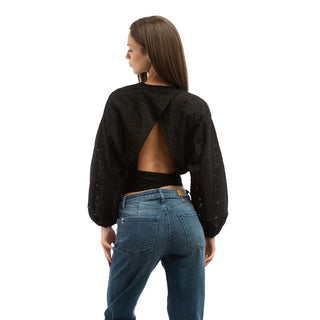 Black Cotton Blouse