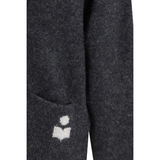Gray Alpaca Vicugna Pacos Cardigan