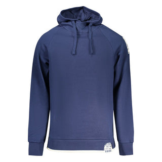 Sudadera azul de algodón para hombre