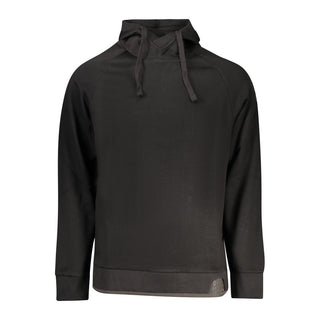 Sudadera para hombre de algodón negro