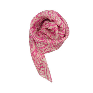 Rosa Seidenschal für Damen