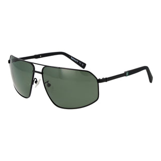Schwarze Metallsonnenbrille