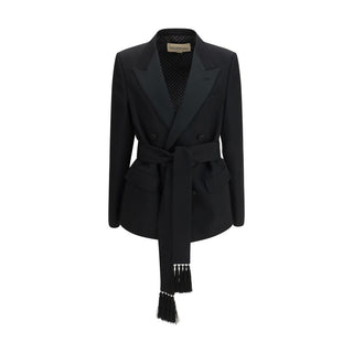 Black Wool Oves Aries Blazer