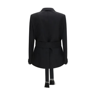 Black Wool Oves Aries Blazer