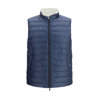 Chaqueta sin mangas blanca de poliamida