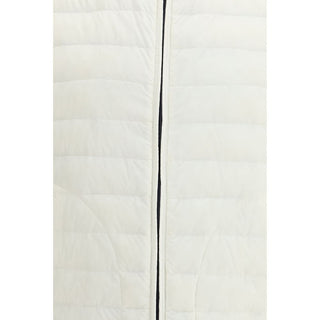 Chaqueta sin mangas blanca de poliamida