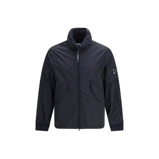 Blaue Polyamid-Shelljacke