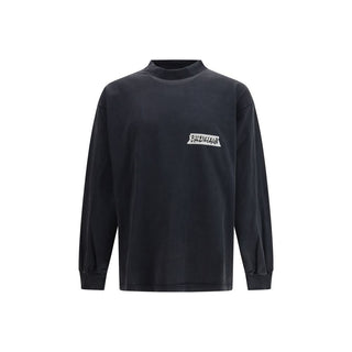Sudadera de algodón negro
