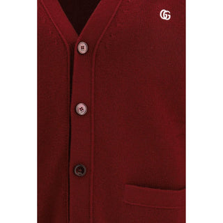 Bordeaux Wool Cardigan