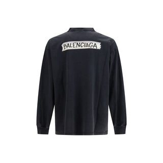 Sudadera de algodón negro