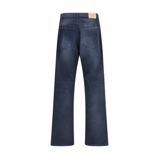 Blaue Relaxed Fit Jeans aus Baumwolle