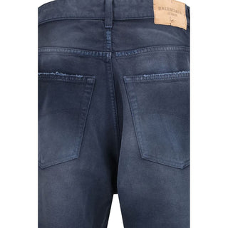Blaue Relaxed Fit Jeans aus Baumwolle