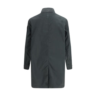 Grauer Polyester-Mantel