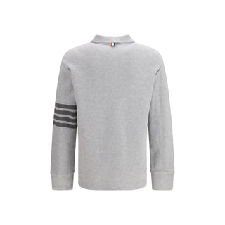Gray Cotton Polo Shirt