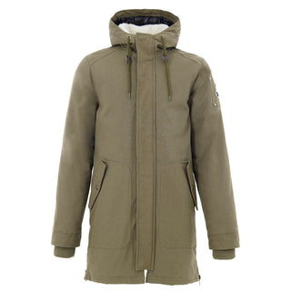Grüner Baumwollparka