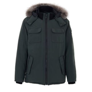 Green Nylon Parka