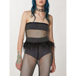Black Polyester Tank Tops