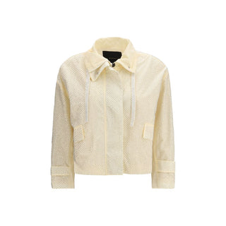 Chaqueta bicolor de poliéster