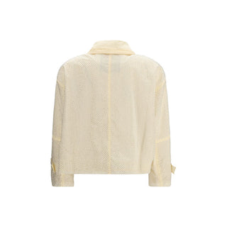 Chaqueta bicolor de poliéster