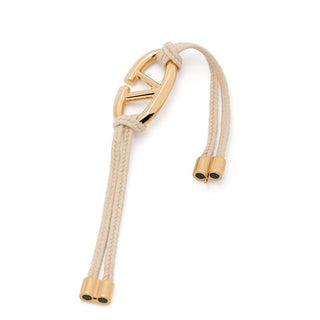Beiges Baumwollarmband