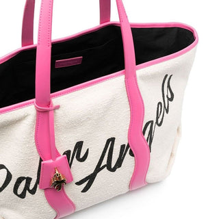 Bolsa tote de lona blanca