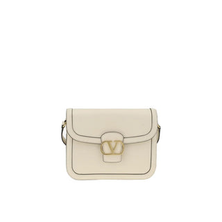 White Leather Shoulder Bag