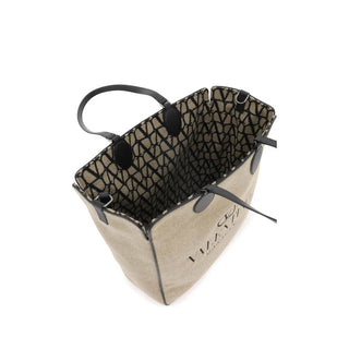 Bolsa tote de lana beige
