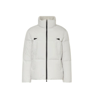 Gray Polyester Shell Jacket