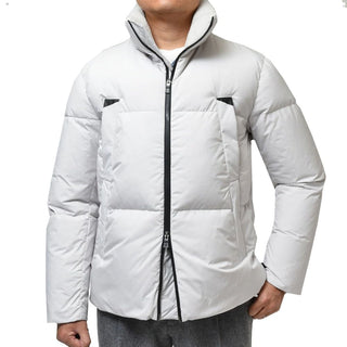 Gray Polyester Shell Jacket