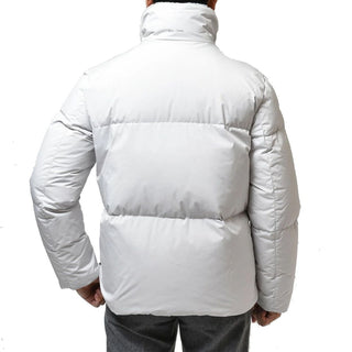 Gray Polyester Shell Jacket