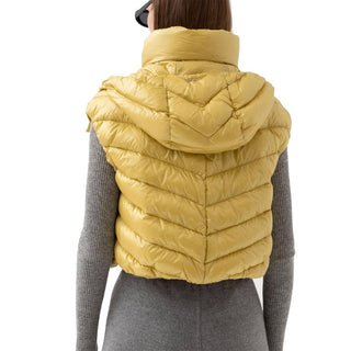 Bicolor Polyamide Sleeveless Jacket